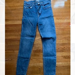 Zara denim high rise